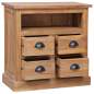 Preview:  Beistellschrank 60 x 30 x 60 cm Massivholz Teak