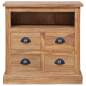 Preview:  Beistellschrank 60 x 30 x 60 cm Massivholz Teak