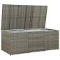 Preview:  Gartenbox Poly Rattan 180x90x70 cm Grau