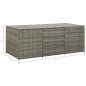 Preview:  Gartenbox Poly Rattan 180x90x70 cm Grau