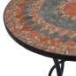 Preview:  Mosaik-Bistrotisch Orange/Grau 60 cm Keramik