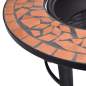 Preview:  Feuerstelle Mosaik Keramik Terracotta 68 cm