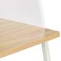 Preview:  Schreibtisch Weiß und Eiche 90x60x88 cm