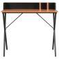 Preview:  Schreibtisch Schwarz und Braun 80x50x84 cm