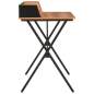 Preview:  Schreibtisch Schwarz und Braun 80x50x84 cm