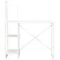 Preview:  Schreibtisch mit Regaleinheit Weiß 102×50×117 cm 