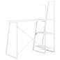 Preview:  Schreibtisch mit Regaleinheit Weiß 102×50×117 cm 