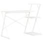 Preview:  Schreibtisch mit Regal Weiß 116×50×93 cm