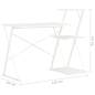 Preview:  Schreibtisch mit Regal Weiß 116×50×93 cm