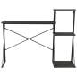 Preview:  Schreibtisch mit Regal Schwarz 116×50×93 cm