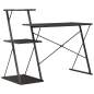 Preview:  Schreibtisch mit Regal Schwarz 116×50×93 cm