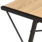 Preview:  Schreibtisch mit Regal Schwarz und Eiche 116×50×93 cm