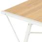 Preview:  Schreibtisch mit Regal Weiß und Eiche 116×50×93 cm