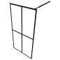 Preview:  Duschwand für Walk-in Dusche Mattes Sicherheitsglas 140x195 cm