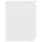 Preview:  Nachttisch Hochglanz-Weiß 30x30x40 cm Holzwerkstoff