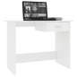 Preview:  Schreibtisch Weiß 100x50x76 cm Holzwerkstoff