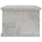 Preview:  Wand-Schubladenregal Betongrau 60x26x18,5 cm Holzwerkstoff