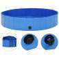 Preview: Hundepool Faltbar Blau 160 x 30 cm PVC