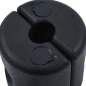 Preview:  Pavillon-Gewichte 4 Stk. PE Schwarz