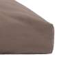 Preview:  Palettenkissen Taupe 120x80x12 cm Stoff
