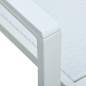 Preview:  Gartenstühle 4 Stk. Weiß Kunststoff Rattan-Optik