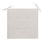 Preview:  Gartenstuhl-Kissen 4 Stk. Creme 40x40x3 cm Oxford-Gewebe