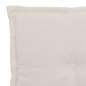 Preview:  Gartenstuhl-Kissen 4 Stk. Creme 40x40x3 cm Oxford-Gewebe