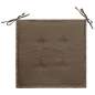 Preview:  Gartenstuhl-Kissen 2 Stk. Taupe 50x50x3 cm Oxford-Gewebe