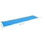 Preview:  Gartenbank-Auflage Blau 200x50x3 cm Oxford-Gewebe