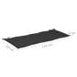 Preview:  Gartenbank-Auflage Schwarz 120x50x3 cm Oxford-Gewebe