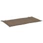 Preview:  Gartenbank-Auflage Taupe 100x50x3 cm Oxford-Gewebe