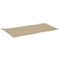 Preview:  Gartenbank-Auflage Beige 100x50x3 cm Oxford-Gewebe