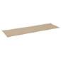 Preview:  Gartenbank-Auflage Beige 180x50x3 cm Oxford-Gewebe