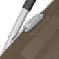 Preview:  Sonnenliege mit Kissen Aluminium und Textilene Taupe