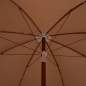 Preview: Sonnenschirm mit Stahlmast 180 cm Taupe