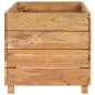 Preview:  Hochbeet 100x40x38 cm Teak Altholz und Stahl