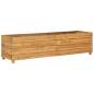 Preview:  Hochbeet 150x40x38 cm Teak Altholz und Stahl