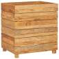 Preview:  Hochbeet 50x40x55 cm Teak Altholz und Stahl