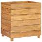 Preview:  Hochbeet 50x40x55 cm Teak Altholz und Stahl