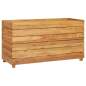 Preview:  Hochbeet 100x40x55 cm Teak Altholz und Stahl