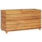 Preview:  Hochbeet 100x40x55 cm Teak Altholz und Stahl