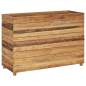 Preview:  Hochbeet 100x40x72 cm Teak Altholz und Stahl