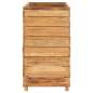 Preview:  Hochbeet 100x40x72 cm Teak Altholz und Stahl