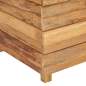 Preview:  Hochbeet 100x40x72 cm Teak Altholz und Stahl