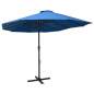 Preview:  Sonnenschirm mit Aluminium-Mast 460x270 cm Blau