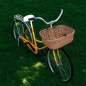 Preview:  Fahrradkorb Vorne mit Deckel 50x45x35 cm Natur Weide