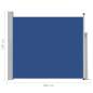 Preview:  Ausziehbare Seitenmarkise 100x300 cm Blau