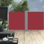 Preview:  Ausziehbare Seitenmarkise Rot 120 x 600 cm