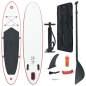 Preview:  Stand Up Paddle Surfboard SUP Aufblasbar Rot und Weiß
