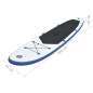 Preview:  Stand Up Paddle Surfboard SUP Aufblasbar Blau und Weiß